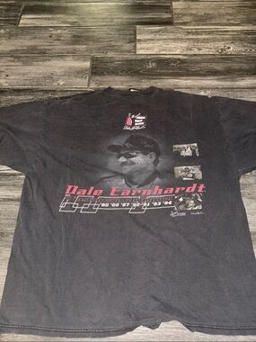 Chase Authentics Black Dale Earnhardt Racing Graphic Tee